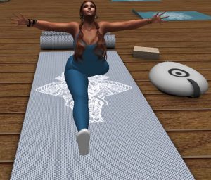 IndigoQueen King Avatar doing yoga